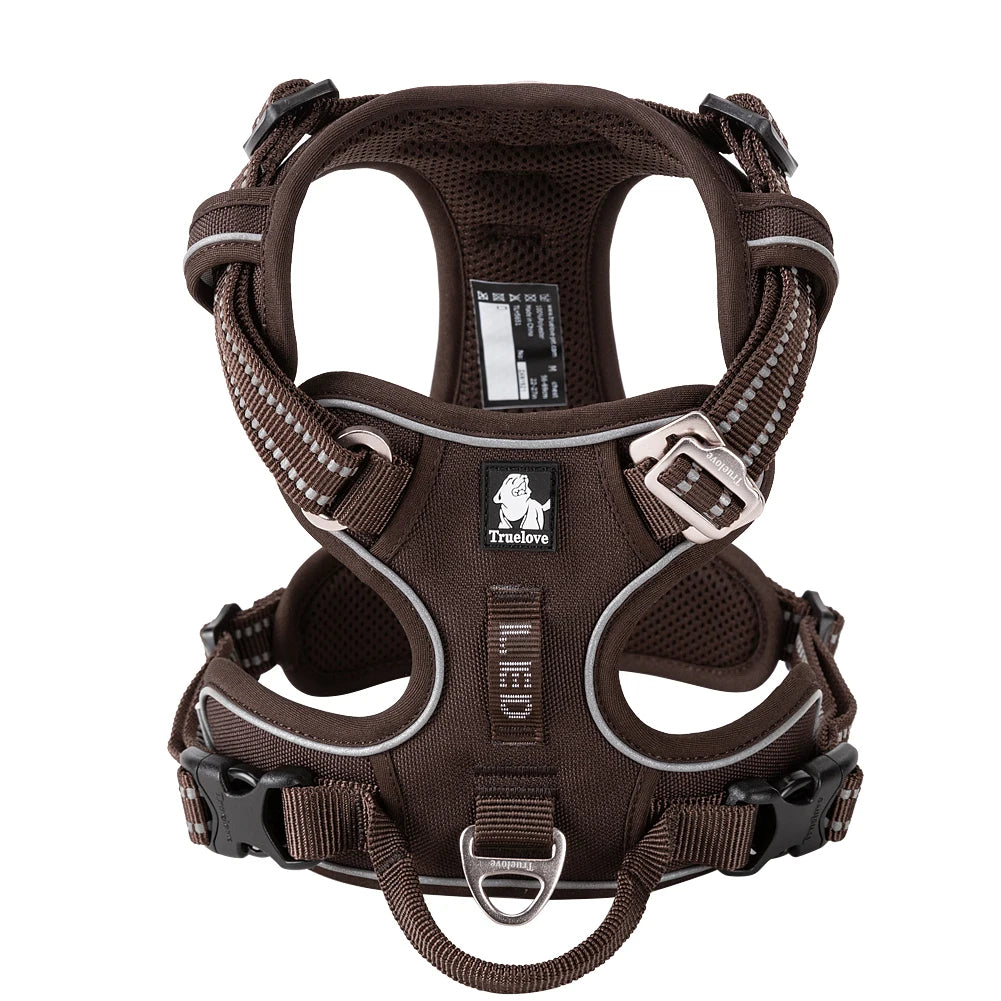 Reflective Breathable Anti Pull Adjustable Dog Harness Vest