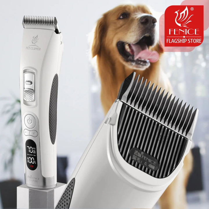 Fenice Cordless Rechargeable Pet Hair Clipper Grooming Trimmer Machine