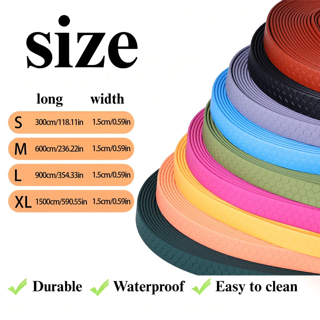 Waterproof PVC Dog Training Leash with Metal Hook
