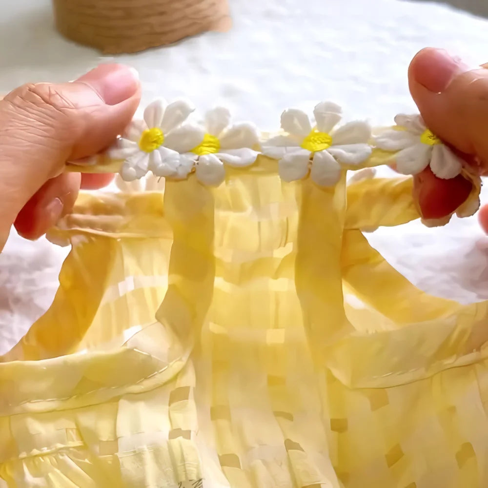 Breathable Floral Pet Princess Dress for Cats Small Dogs