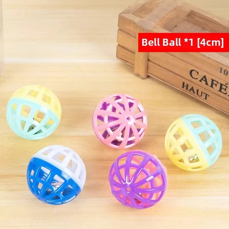 Felt Cat Puzzle Box Toy with Ball Exercise