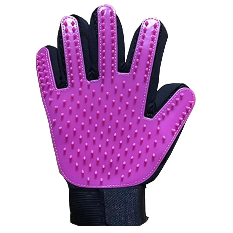 Pet Grooming Glove Deshedding Brush for Dogs Cats Massage