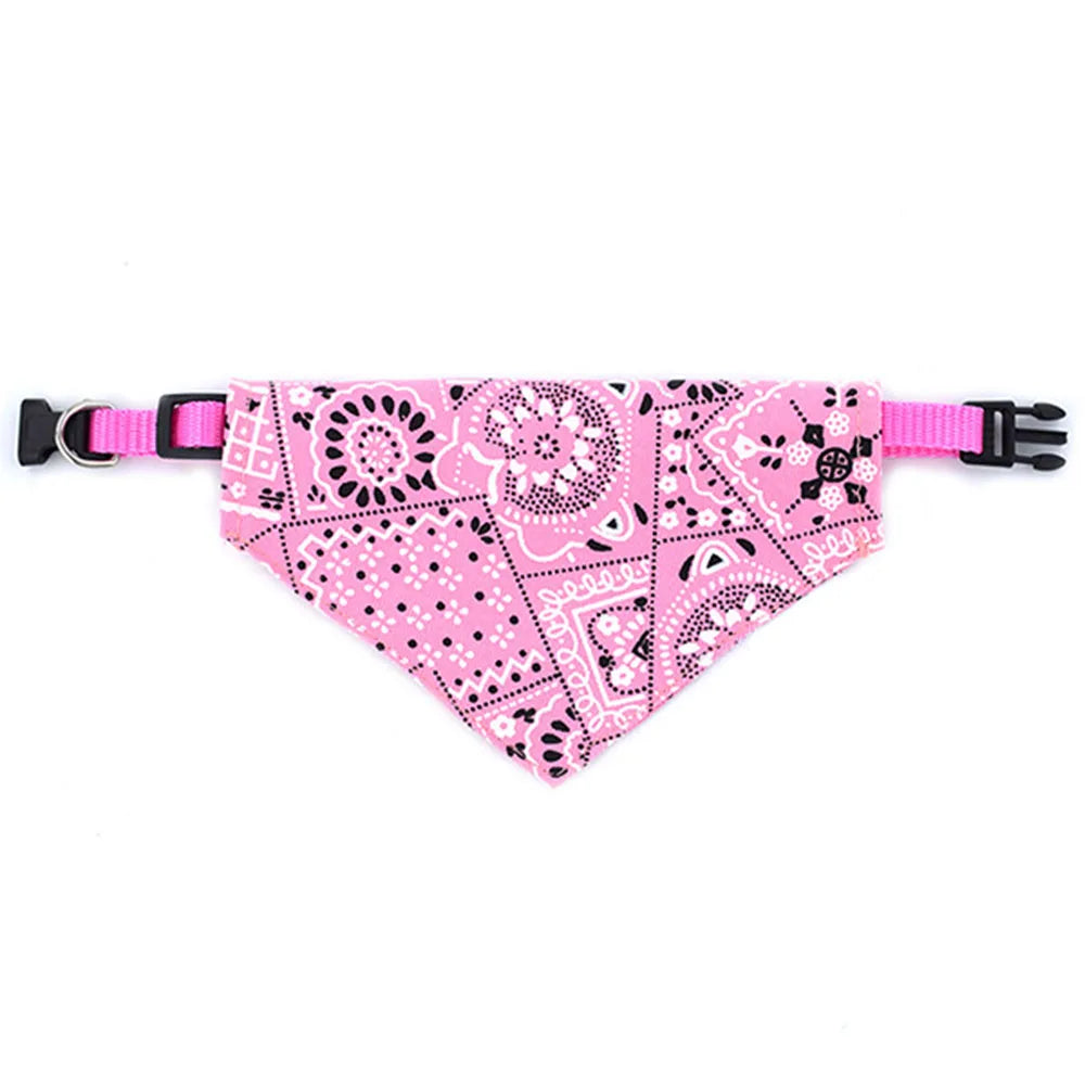 Adjustable Dog Bandana Collar Scarf for Dogs Cats Puppies