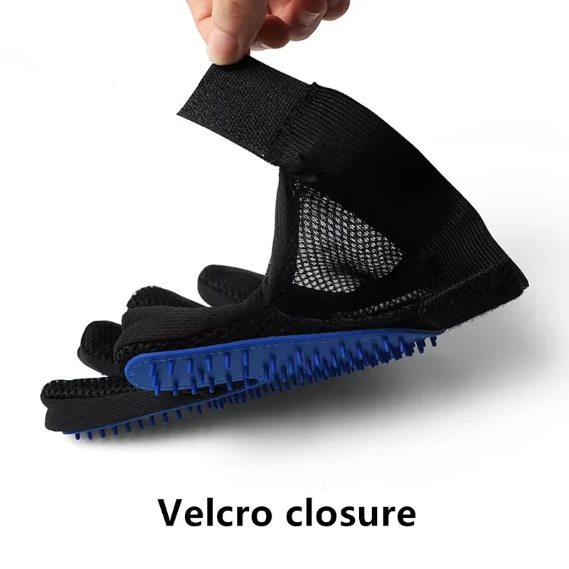 Pet Grooming Glove Deshedding Brush for Dogs Cats Massage