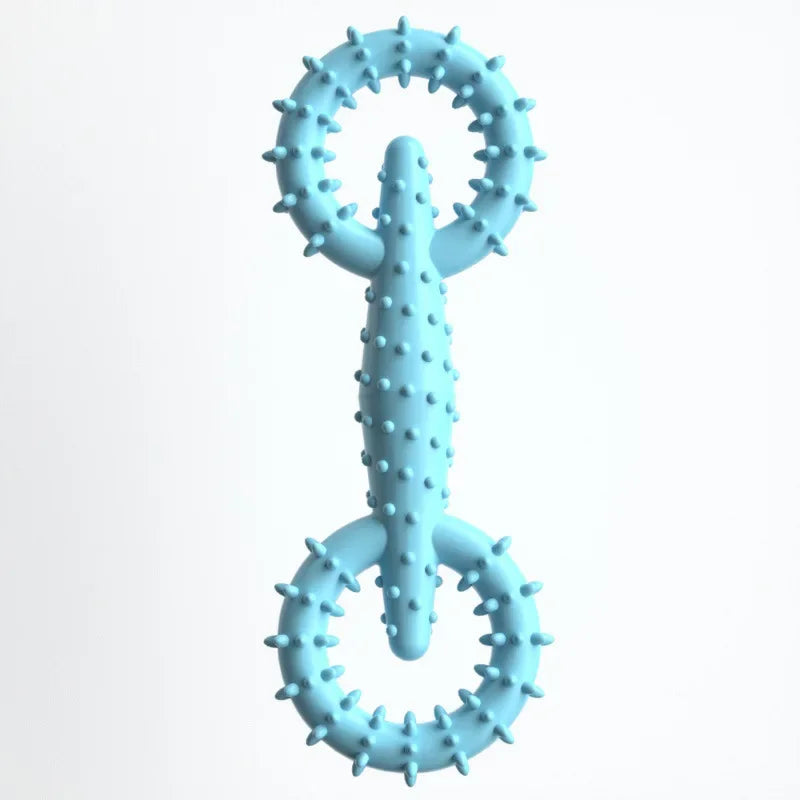 Durable Interactive Dog Pull Ring Chew Toy Teeth Cleaning