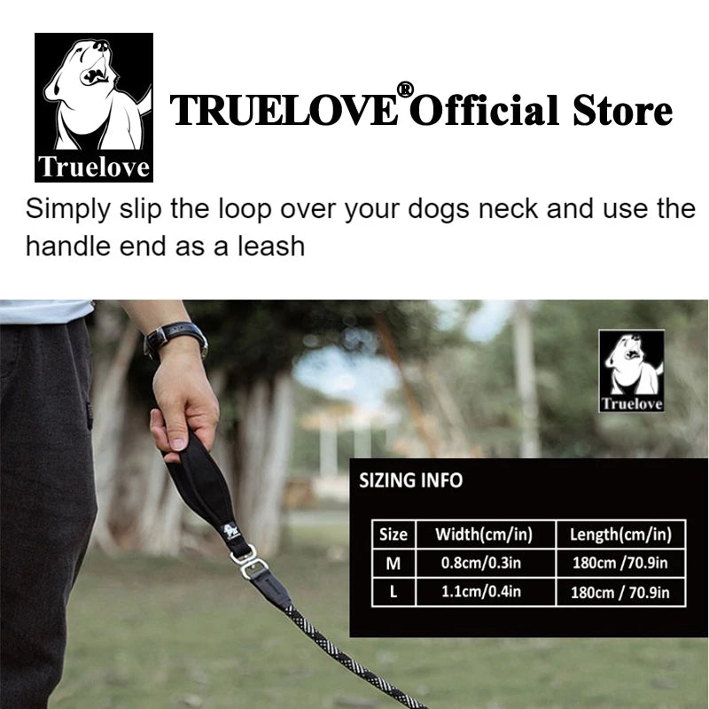Truelove Heavy Duty Slip Lead Dog Training Leash