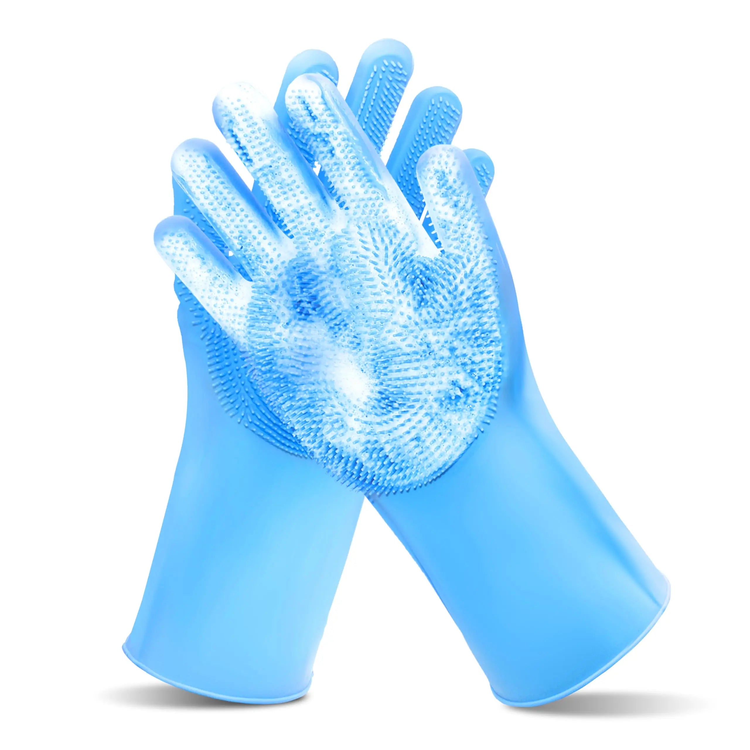 Silicone Pet Grooming Bath Glove for Dogs Cats Massage