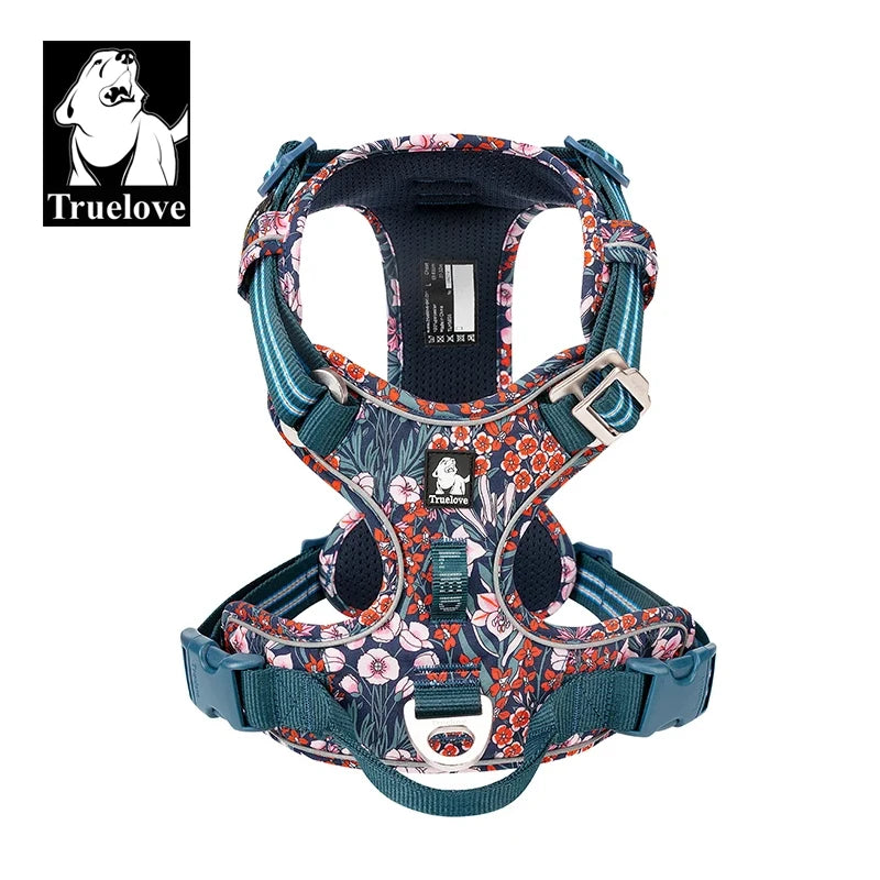 Reflective No Pull Adjustable Step-In Dog Harness