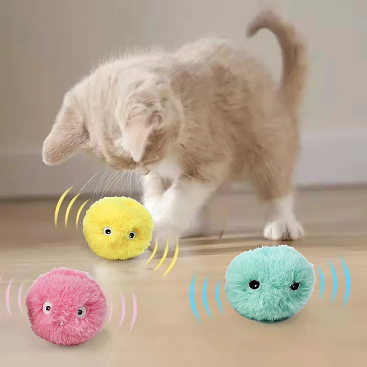 Smart Interactive Catnip Ball Toy with Sound for Cats