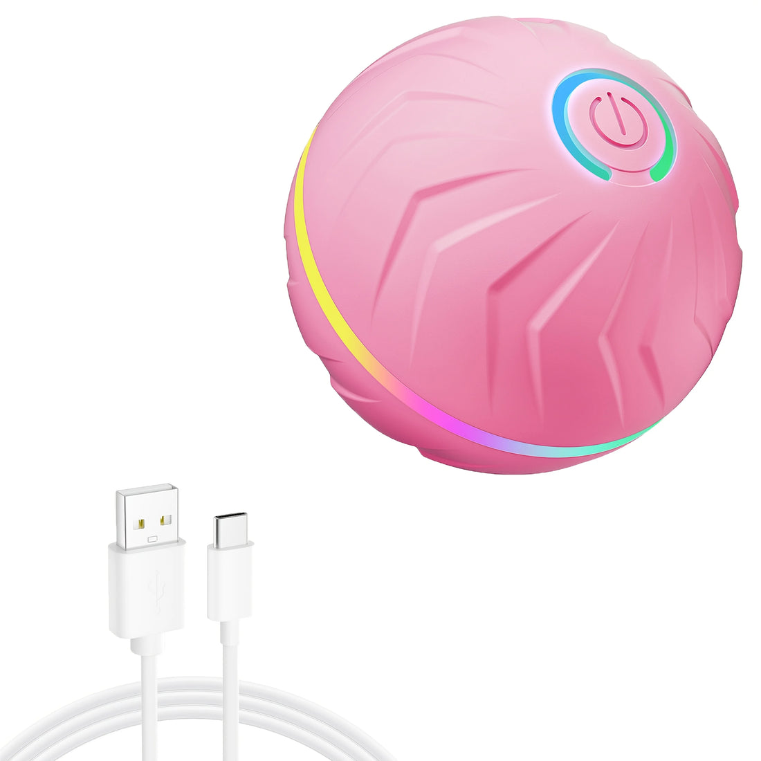 Smart Interactive Rolling Jumping Light Dog Toy Ball