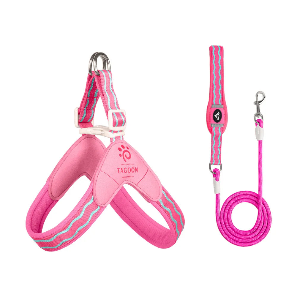 Breathable Mesh Pet Harness for Cats Small Dogs Puppies
