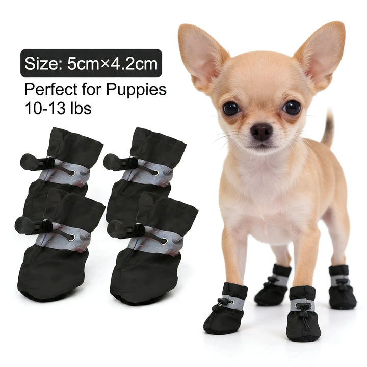 Waterproof Anti-Slip Puppy Shoes Soft Sole Pet Boots