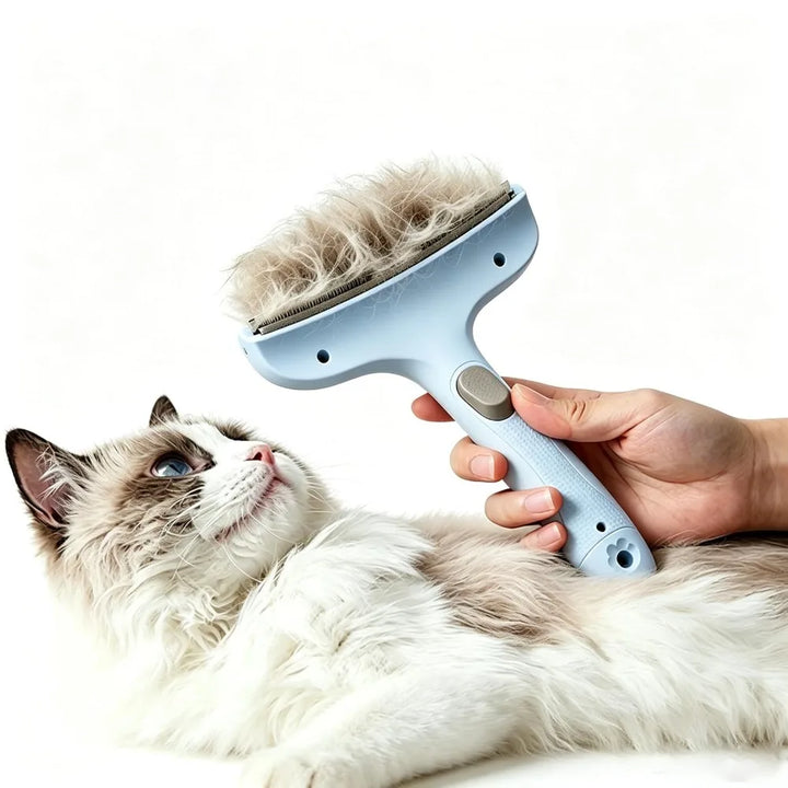 Professional Curved Deshedding Comb for Dogs Cats Grooming Tool